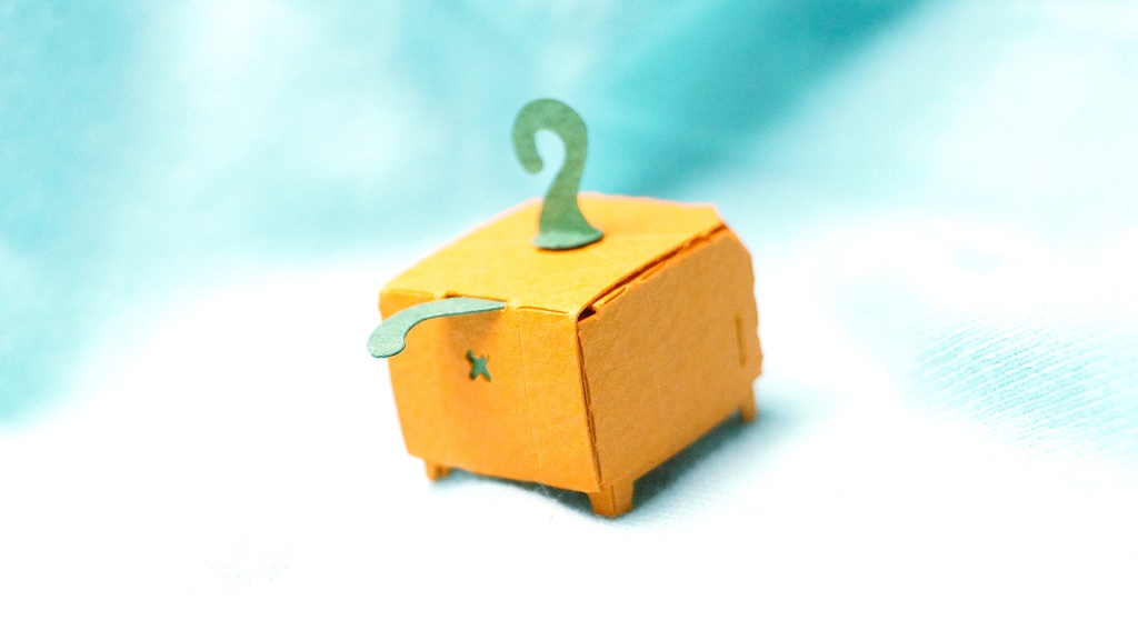 はこねこ ジャック・オ・ランタン オレンジ