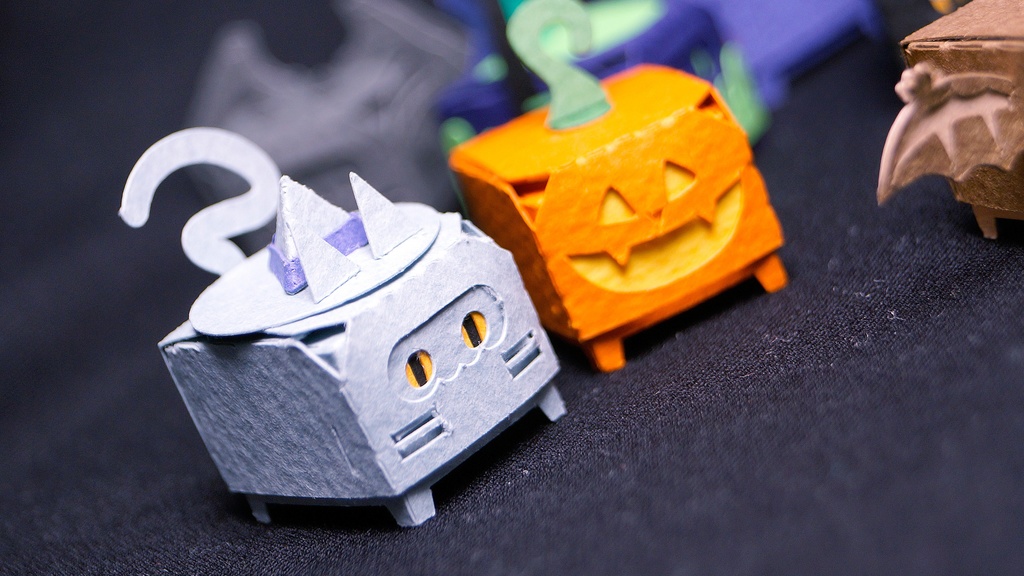 はこねこ ジャック・オ・ランタン オレンジ