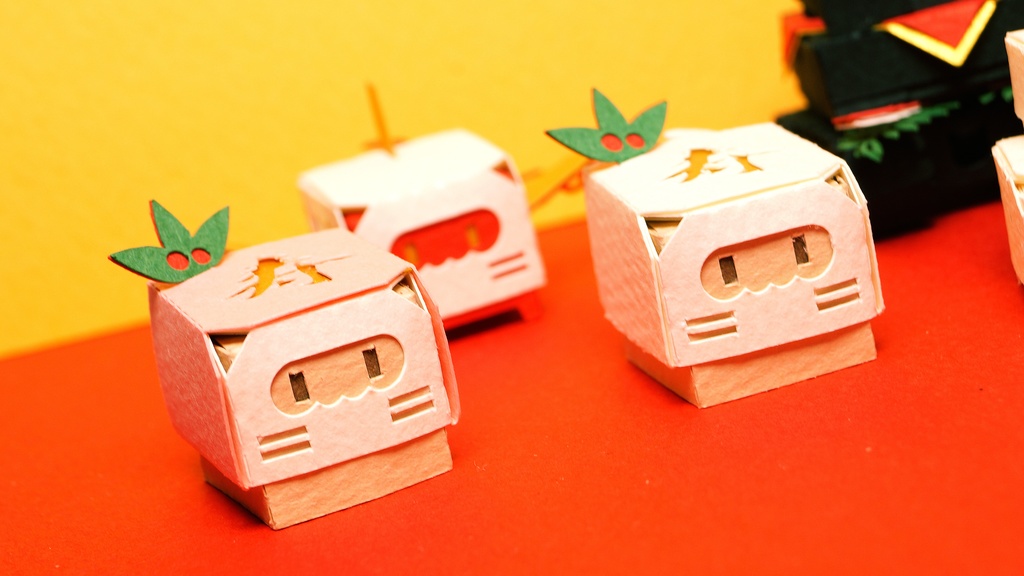 はこねこ かまぼこ ピンク