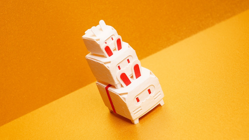 はこねこ おしょうがつ うさぎのかぞく