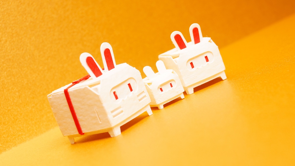 はこねこ おしょうがつ うさぎのかぞく