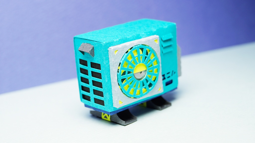 【室外機ペーパークラフト】ユニト 伊-0013