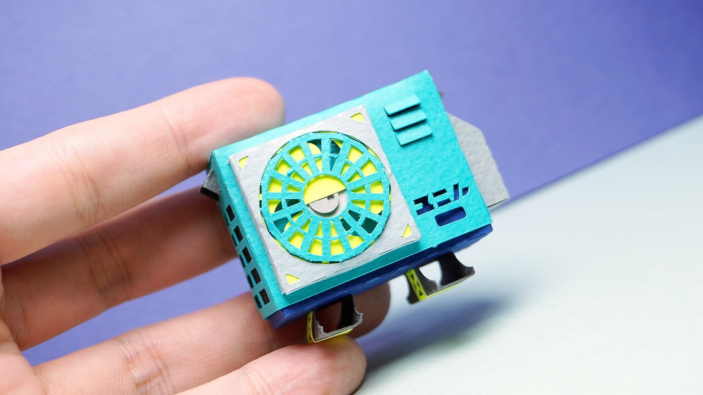 【室外機ペーパークラフト】ユニト 伊-0013