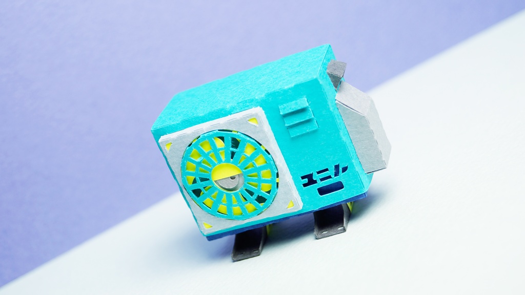 【室外機ペーパークラフト】ユニト 伊-0013