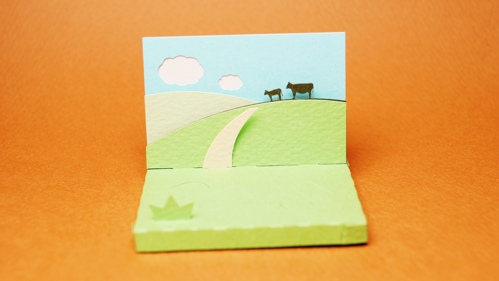 はこねこ うしのおやこ