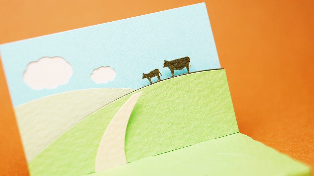 はこねこ うしのおやこ