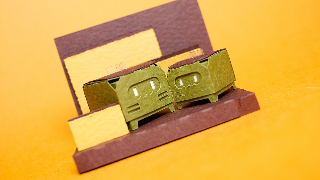 はこねこ カステラのおやこ まっちゃ