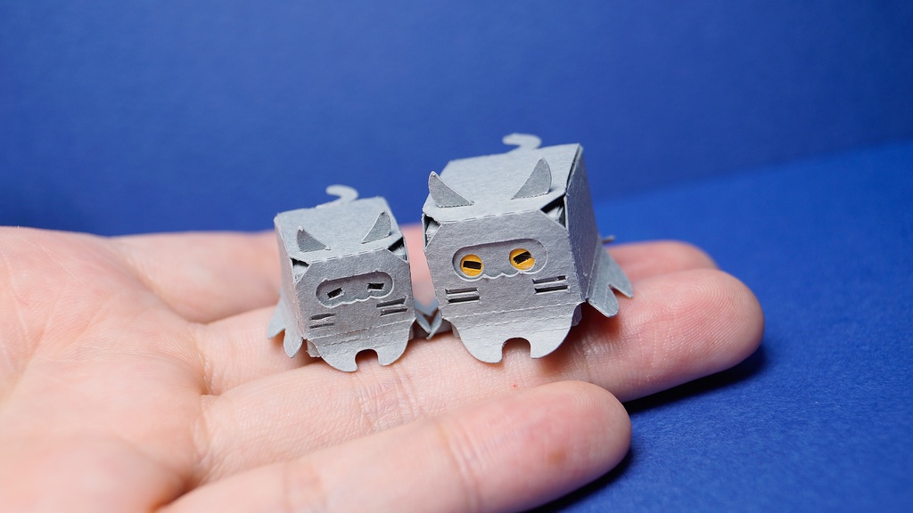 はこねこ メンダコのおやこ はいいろ