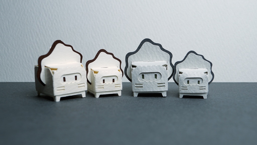 はこねこ カキ オイスターグレー