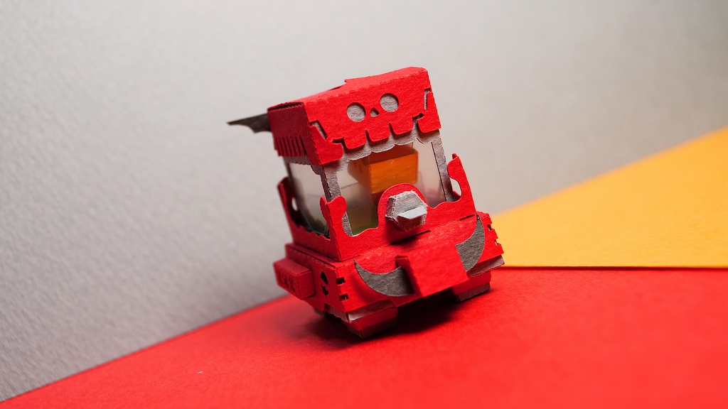 【ガシャペーパークラフト】スカプ No.2