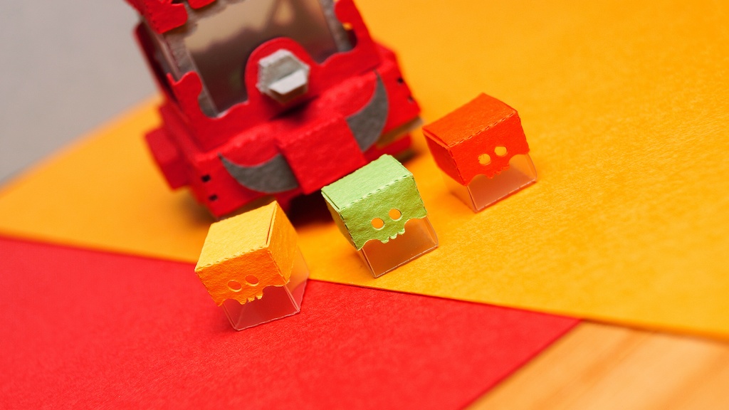 【ガシャペーパークラフト】スカプ No.2