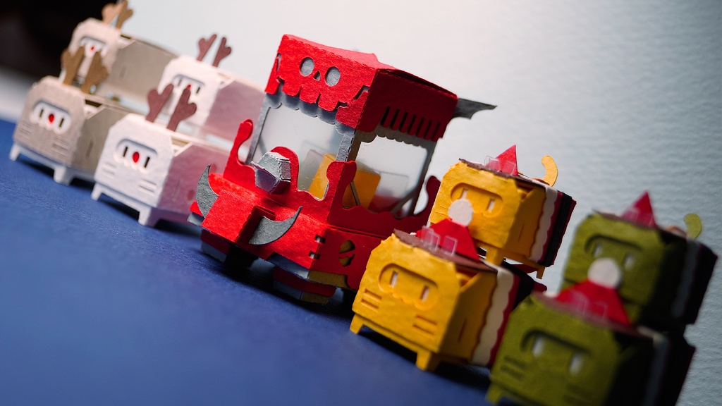 はこねこ トナカイのおやこ カフェオレ