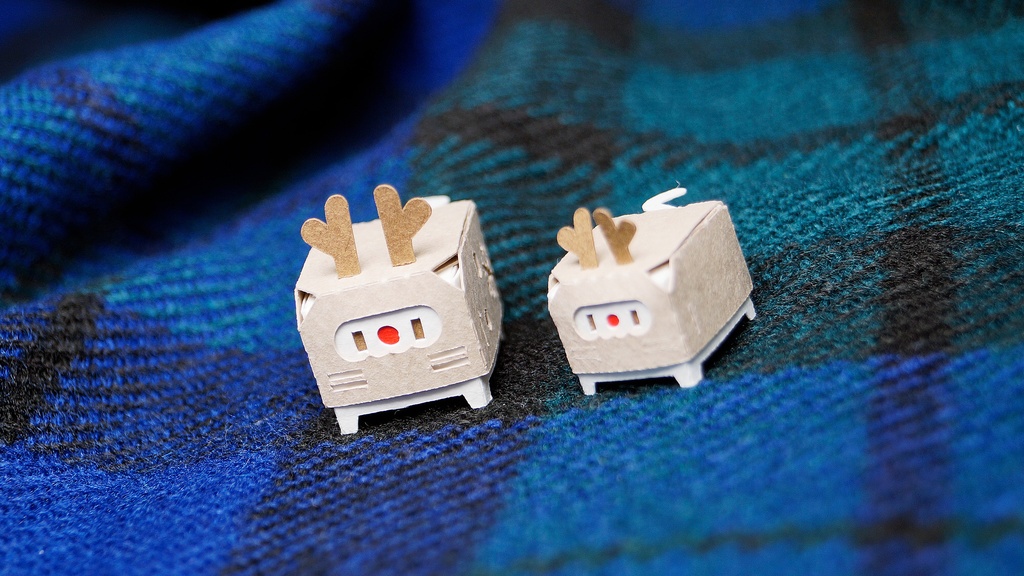 はこねこ トナカイのおやこ カフェオレ