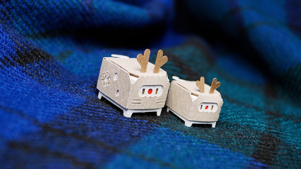 はこねこ トナカイのおやこ カフェオレ