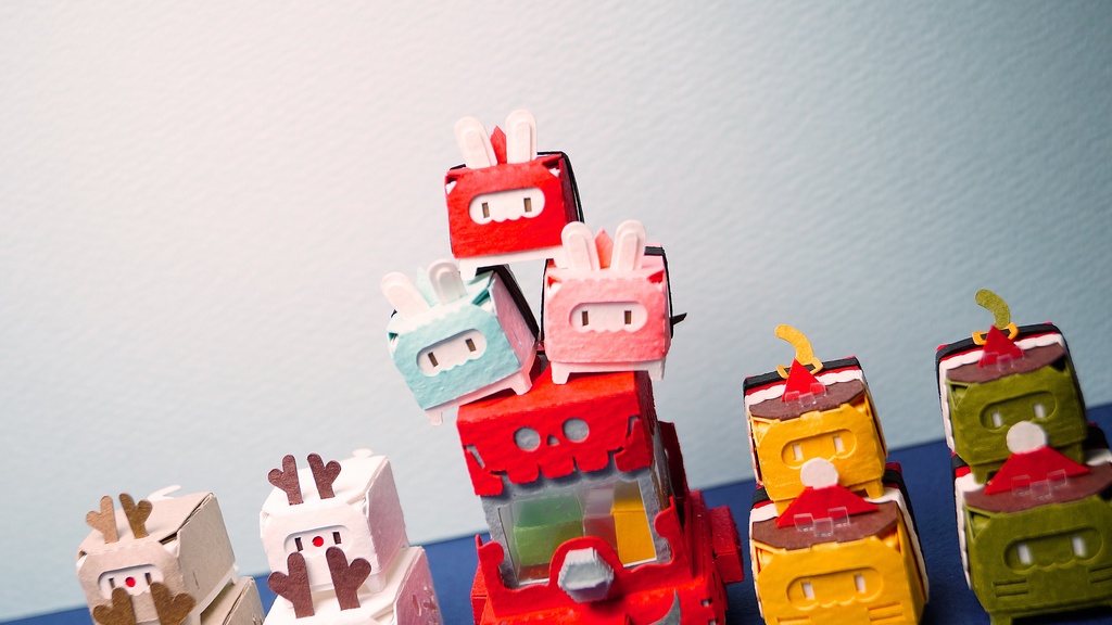 はこねこ トナカイのおやこ カフェオレ