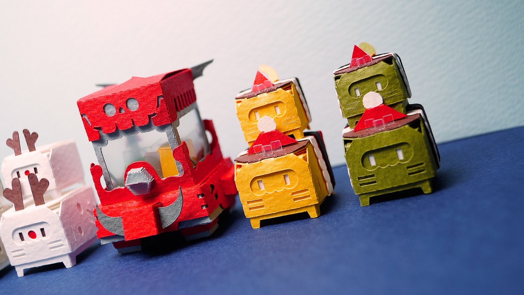 はこねこ トナカイのおやこ カフェオレ