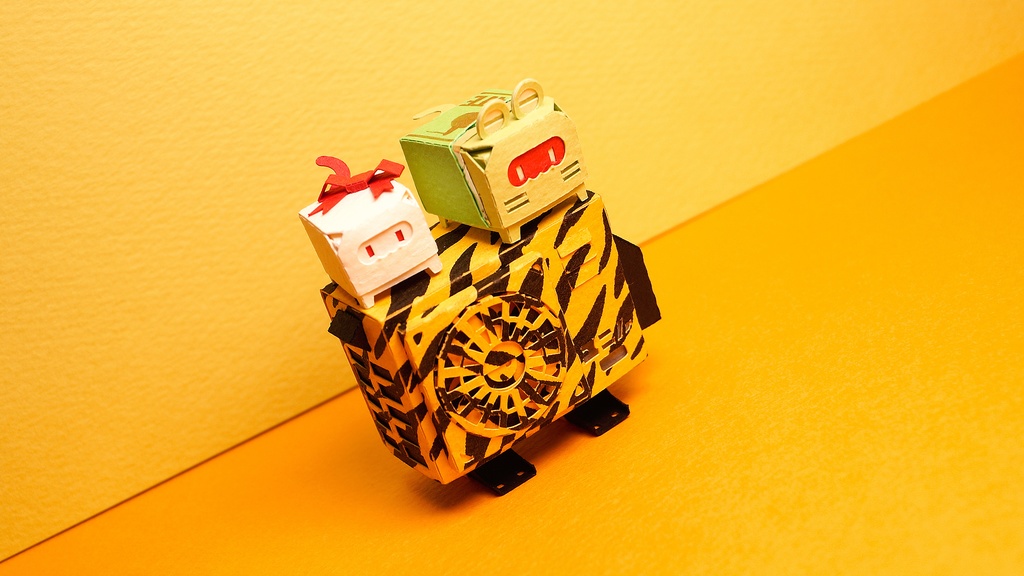 【室外機ペーパークラフト】ユニト 伊-0014