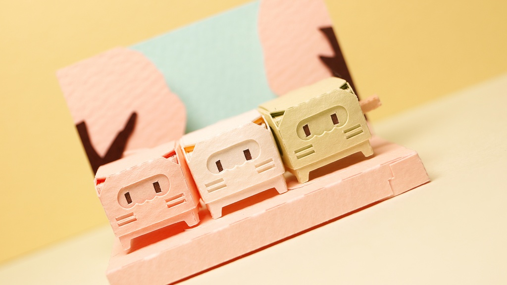 はこねこ さんしょくだんご はる