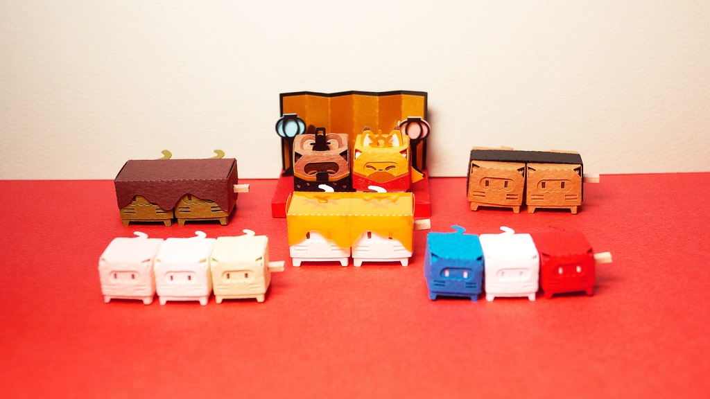 はこねこ さんしょくだんご トリコロール