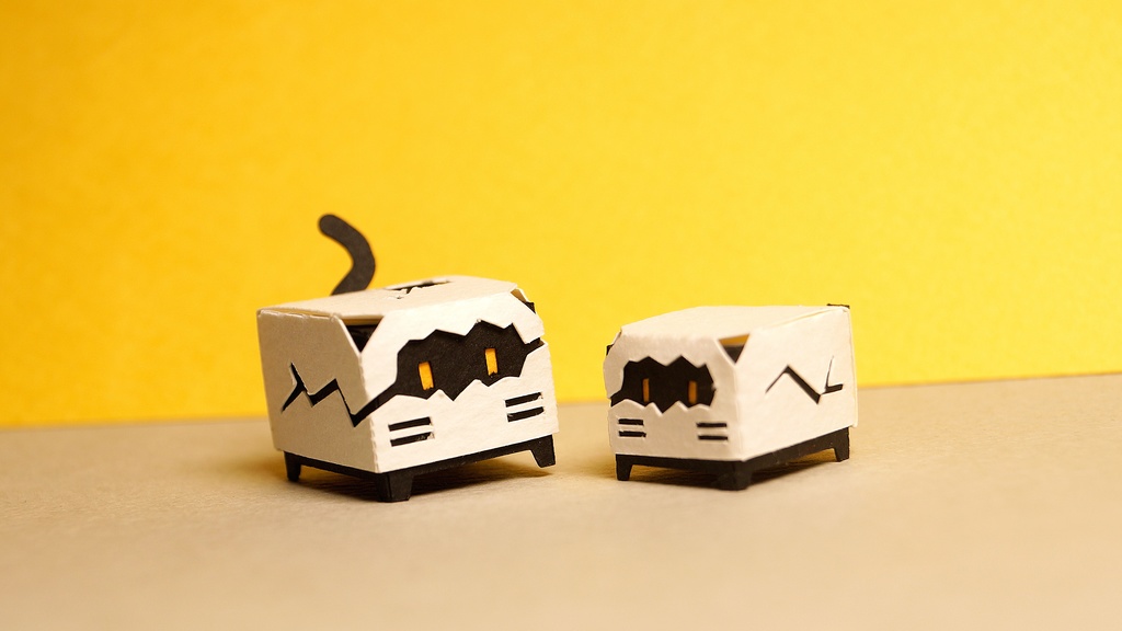はこねこ なにかのたまごのおやこ