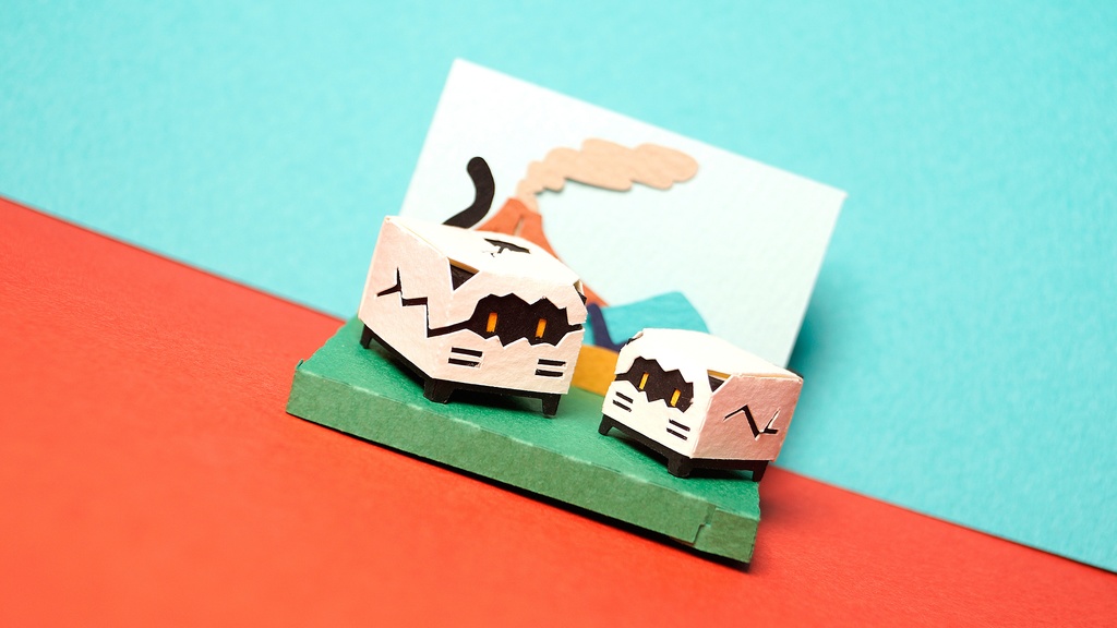 はこねこ なにかのたまごのおやこ