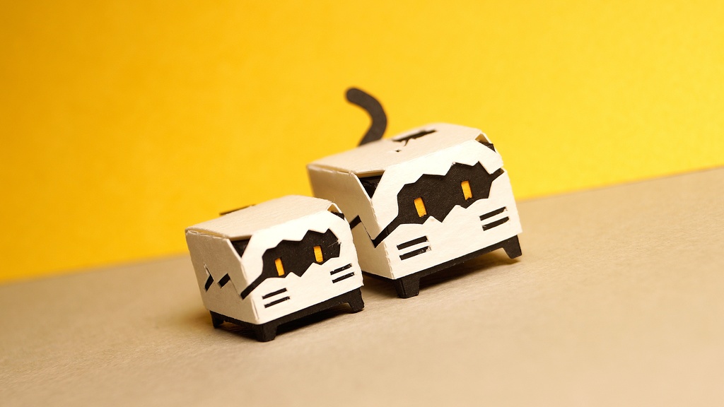 はこねこ なにかのたまごのおやこ