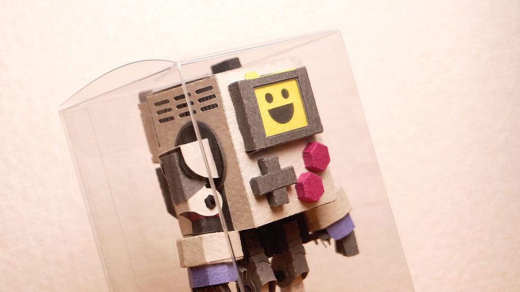 【ゲーム機型ペーパークラフト】GEEK-TARO(ギーク太郎)