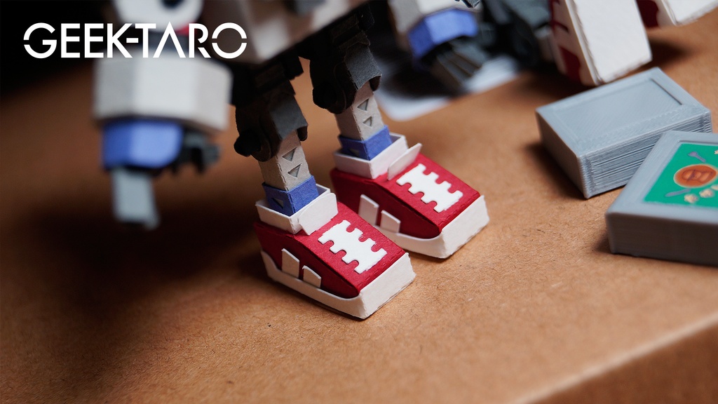 【ゲーム機型ペーパークラフト】GEEK-TARO(ギーク太郎)