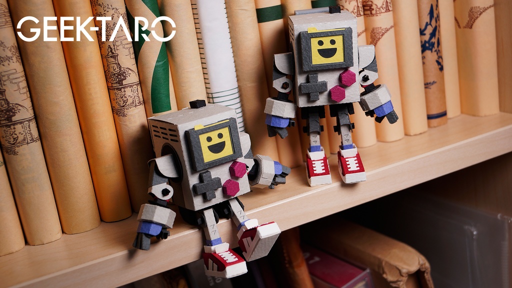 【ゲーム機型ペーパークラフト】GEEK-TARO(ギーク太郎)