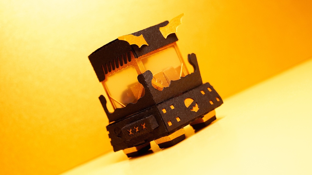 【ガシャペーパークラフト】スカプ No.3