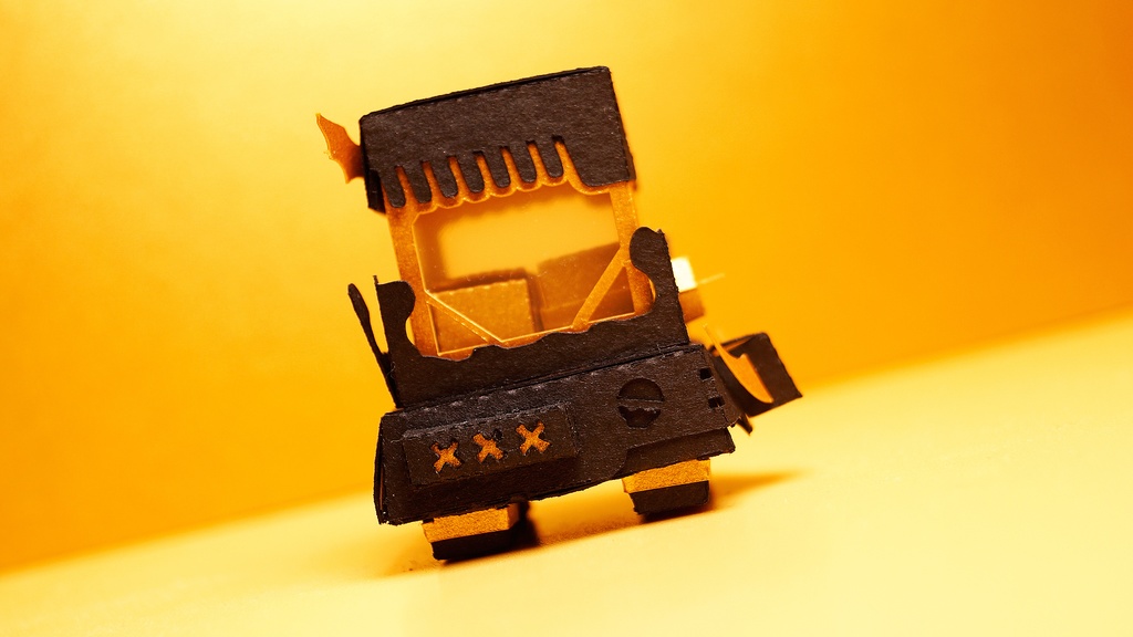 【ガシャペーパークラフト】スカプ No.3