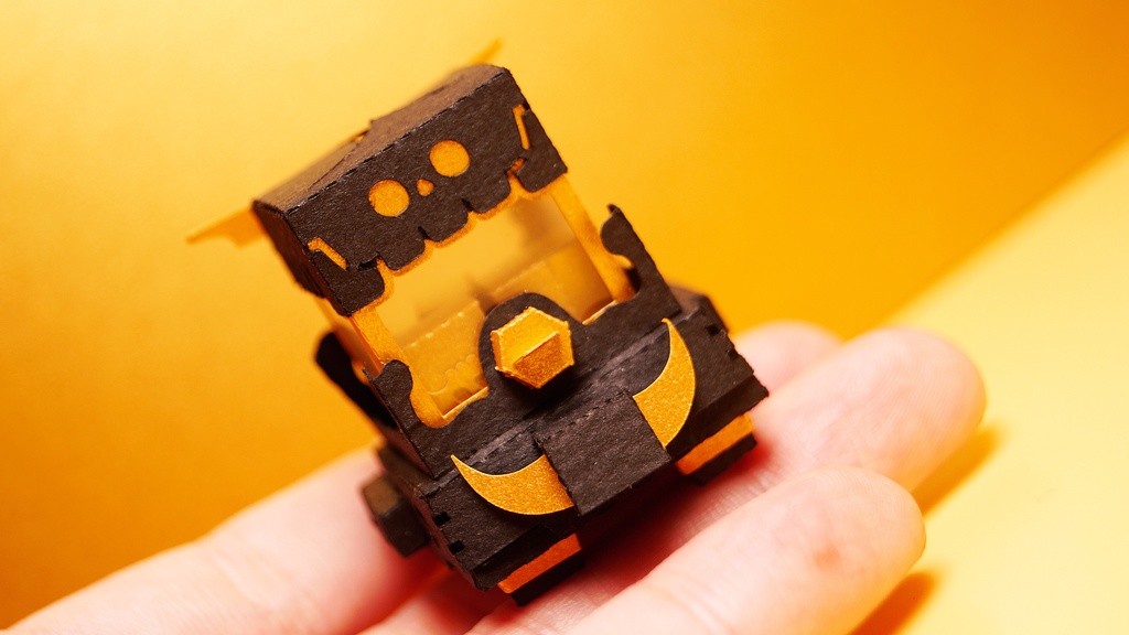 【ガシャペーパークラフト】スカプ No.3