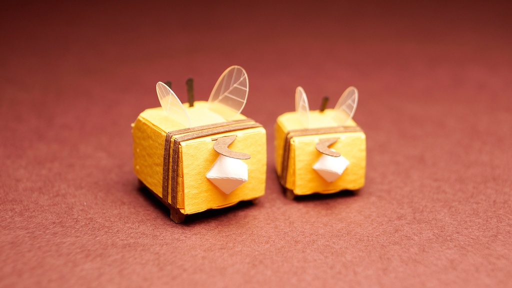 はこねこ みつばちのおやこ チョコミント