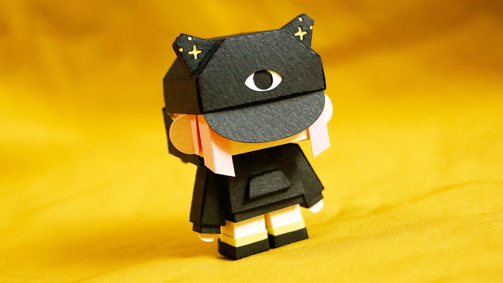 【ミカちゃん型ペーパークラフト】メチャミカ MIKA-1