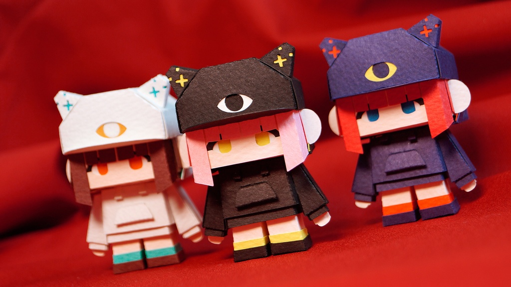 【ミカちゃん型ペーパークラフト】メチャミカ MIKA-1