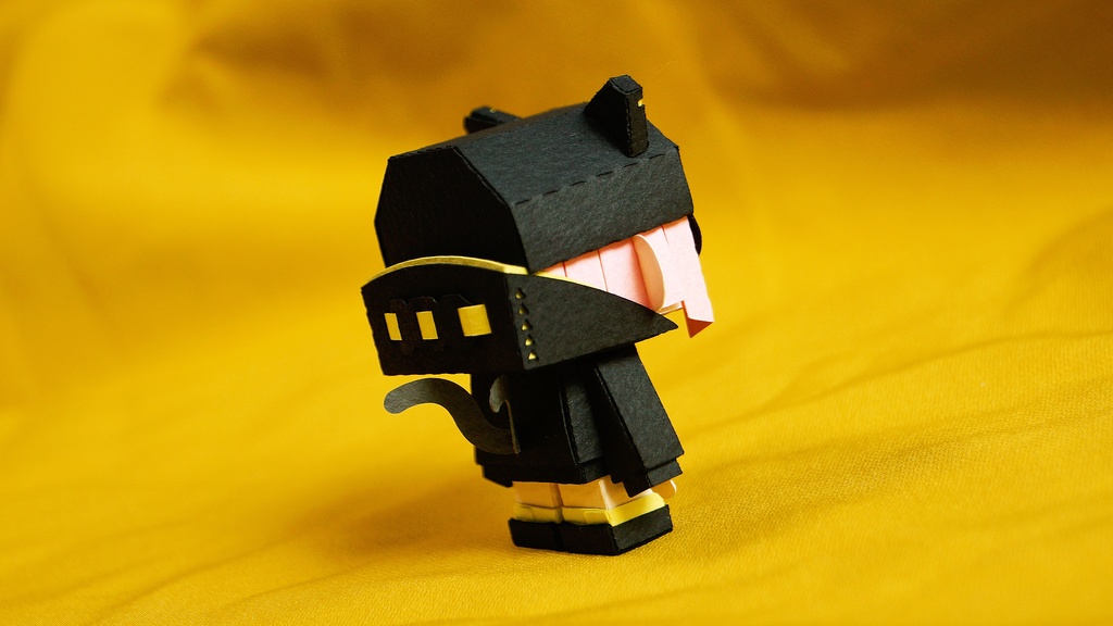 【ミカちゃん型ペーパークラフト】メチャミカ MIKA-1