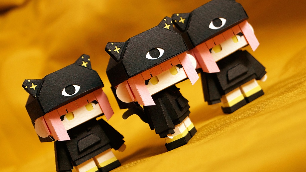 【ミカちゃん型ペーパークラフト】メチャミカ MIKA-1