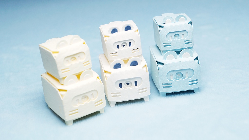 はこねこ しろくまのおやこ バニラ