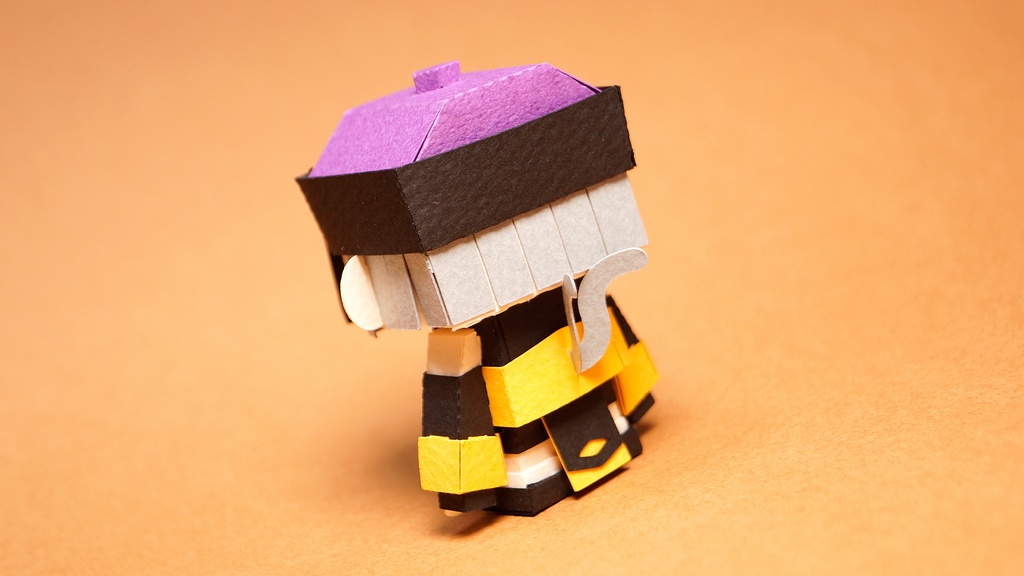 メチャミカ キョンシー-2【ミカちゃん型ペーパークラフト】