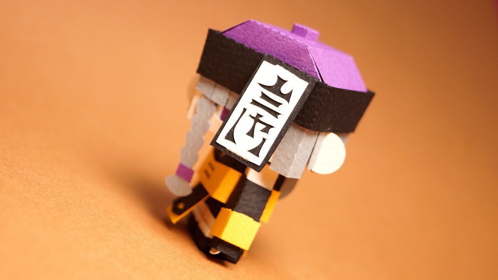 メチャミカ キョンシー-2【ミカちゃん型ペーパークラフト】