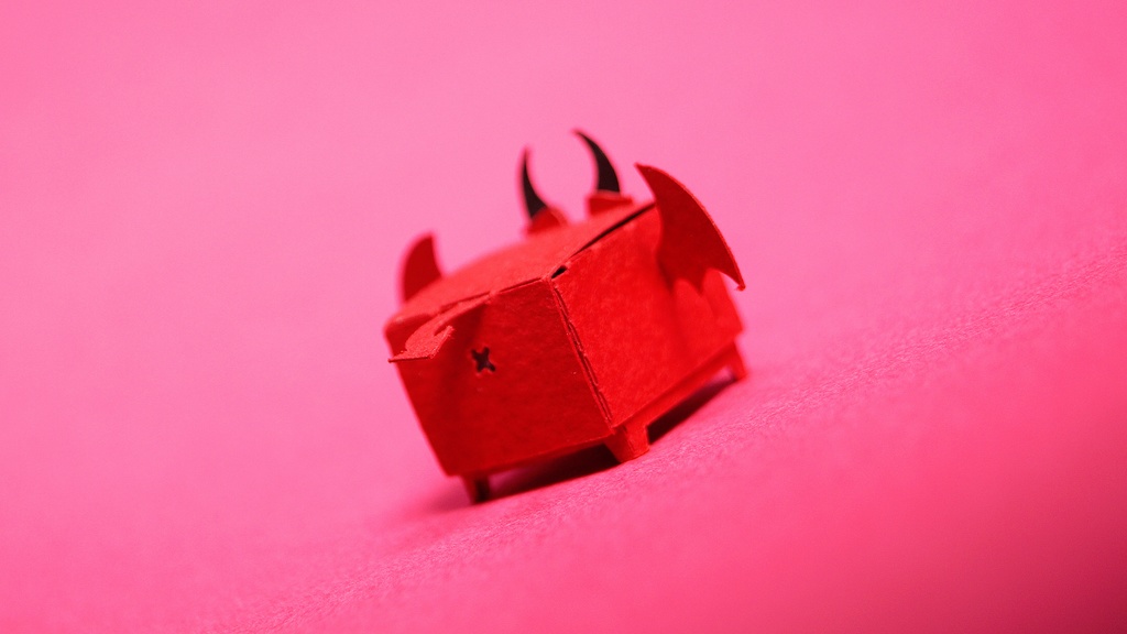 はこねこ あくま あか