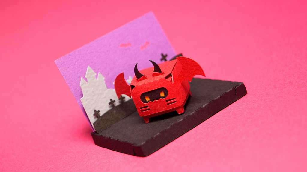 はこねこ あくま あか