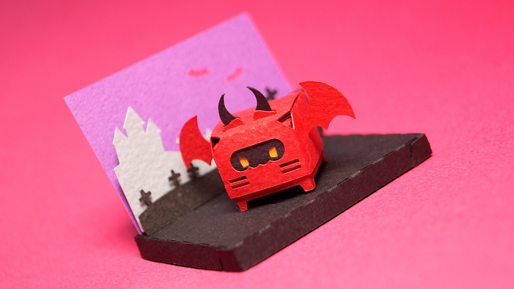 はこねこ あくま あか