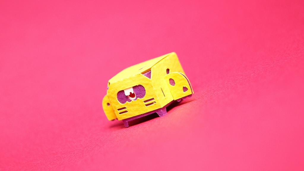 はこねこ モンスター うで きいろ