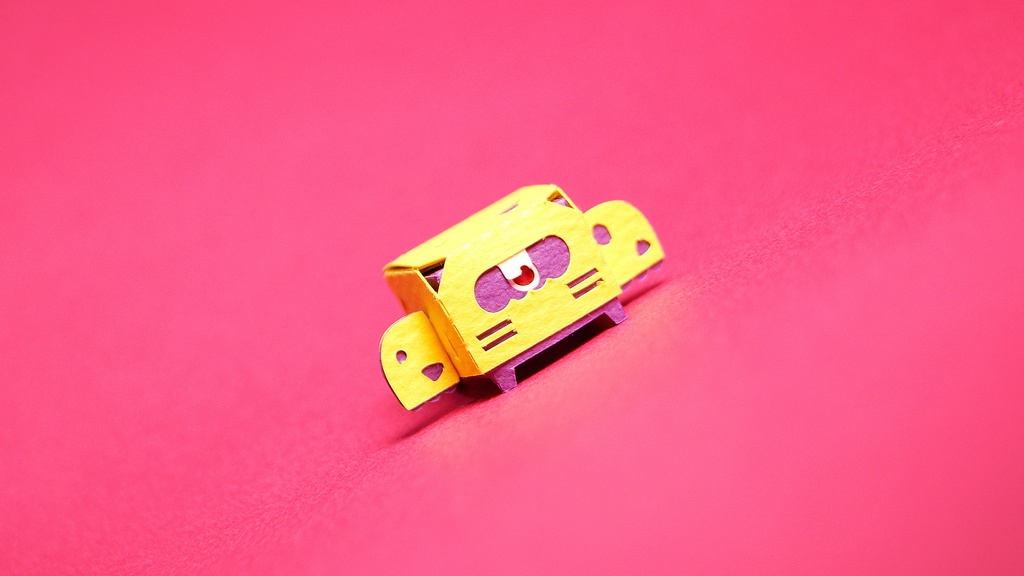 はこねこ モンスター うで きいろ