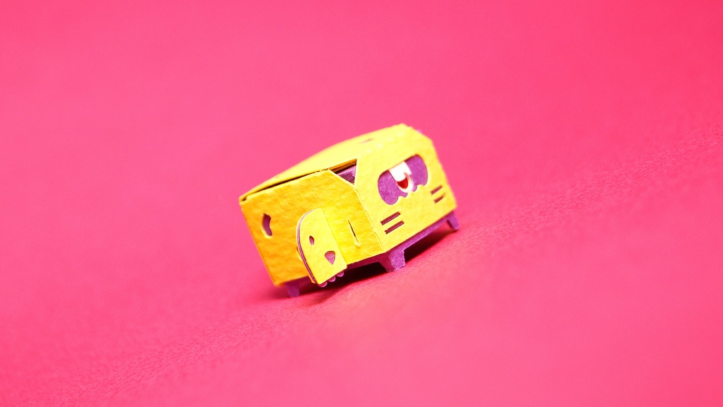 はこねこ モンスター うで きいろ