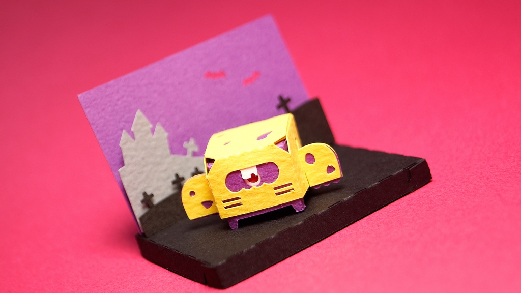 はこねこ モンスター うで きいろ