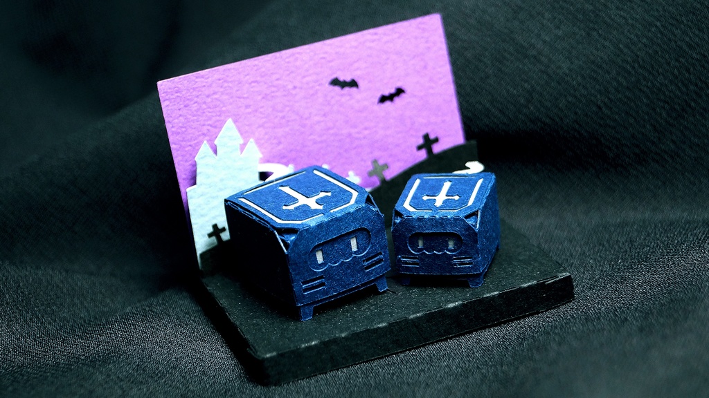 はこねこ かんおけのおやこ あいいろ