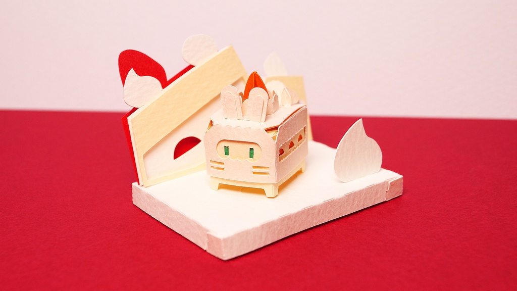 はこねこ ケーキうさぎ にんじんクリーム