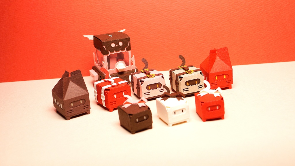 はこねこ ぎゅうにゅうパック あか